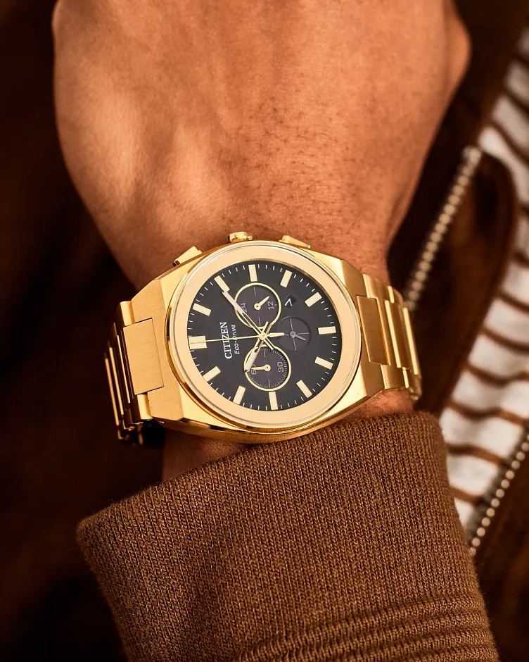 Axiom SC Black Dial Stainless Steel Bracelet CA4582-54E | CITIZEN Axiom SC Black Dial Stainless Steel Bracelet CA4582-54E | CITIZEN